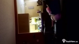 Horny Girl Caught On Hidden Cam Being a Slut Fucking Couch