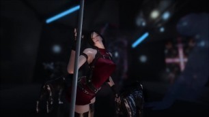skyrim Ada Wong's sexy pole dance