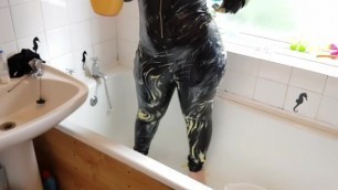 Messy catsuit short