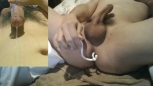 Hand free seminal vesicle(prostate) orgasm and cum