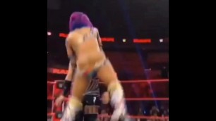 Sasha Banks Ass Exposed