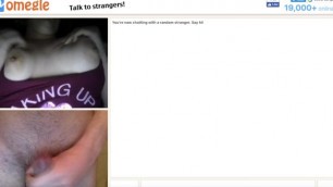 Omegle MILF shows big tits for my dick