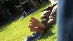 Candid beautiful soles and feet