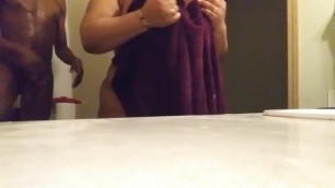 CAUGHT MY GIRLFRIEND FRESH OUT THE SHOWER AND FUCKED HER