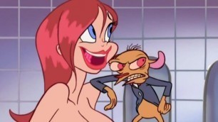 Ren and Stimpy Naked Girl Burps for 10 Minutes