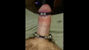 Blinged out cock play