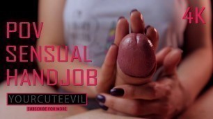 Happy unicorn loves to give you a SENSUAL POV HANDJOB with OIL 4K 2160p