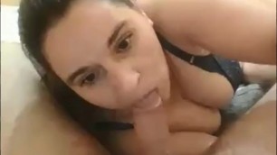 Sexy Latina in lingerie fucks and sucks part1