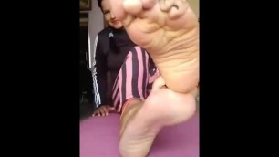 Sexy indian feet POV