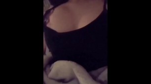 Dumb ig whore shows her big ass titties