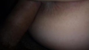 **Pale gf takes thick cock and cumshot**