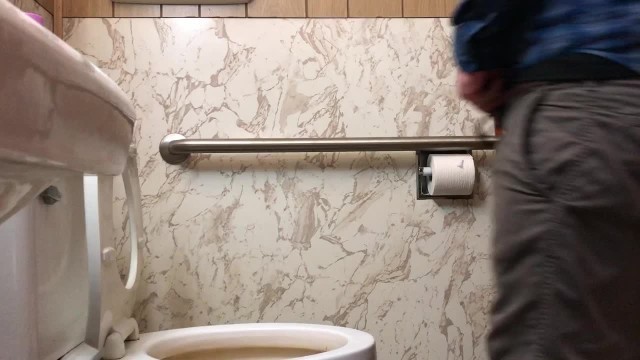 Spy cam in men’s restroom