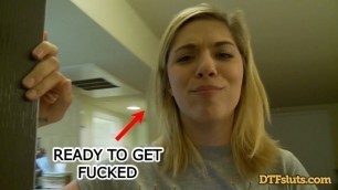 CUTE BLONDE GIRL LIA LOR ROUGHLY FUCKED AND JIZZED ON IN HER OWN APARTMENT