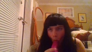 Chrissy practices oral