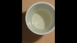 Just a piss in a cup