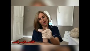 NEW - Nurse Gloves Handjob - Mistress LOUISE JENSON