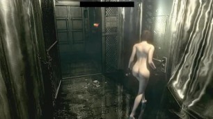Let's Play Resident Evil HD Remastered Nude Jill Valentine Mod Part 20