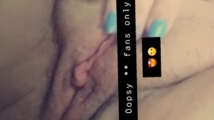 **Preview only** Snapchat female solo masturbation