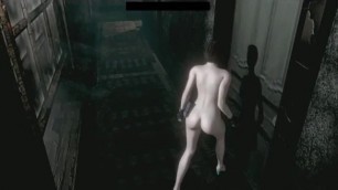 Let's Play Resident Evil HD Remastered Nude Jill Valentine Mod Part 5