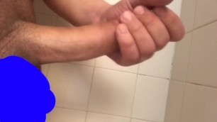 Stroking my cock in the shower ;)