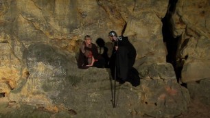 cave priest fucks offering in the ass