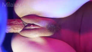 Close Up Pussy Fuck - Cum Heaven Inside & Outside my Meaty Tight Pussy - Milaluv