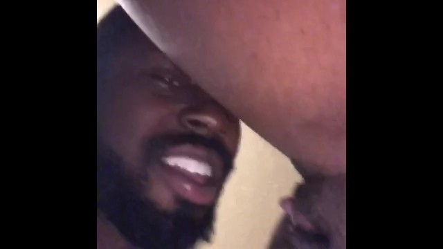 CHOCOLATE DADDY SUCKS CUM OUT OFF FAT JUICY CLIT
