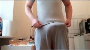 Sweatpants bulge