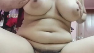 Big Busted Indian Gf Playing with her TITTIES